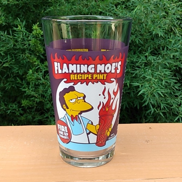 Other - The Simpson's "Flaming Moe's" Recipe Pint Glass